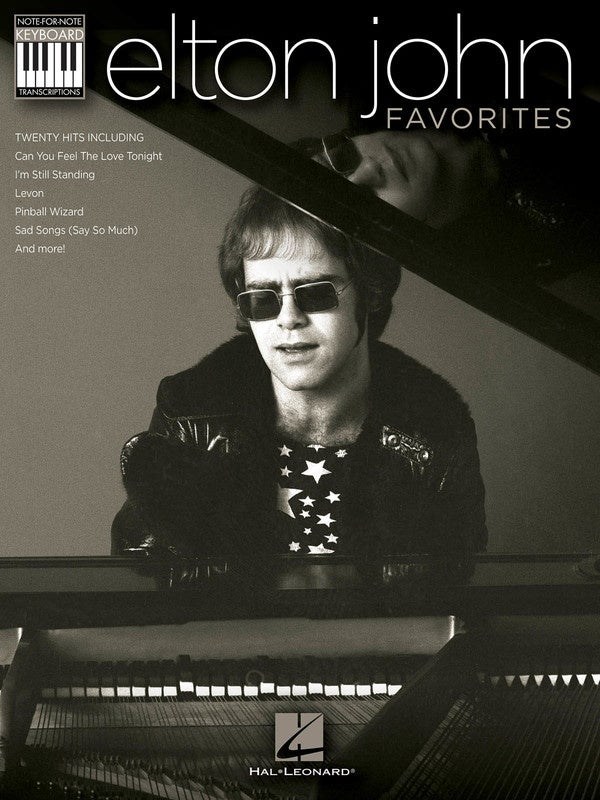 Elton John - Favorites Note For Note Keyboard Transcriptions Book