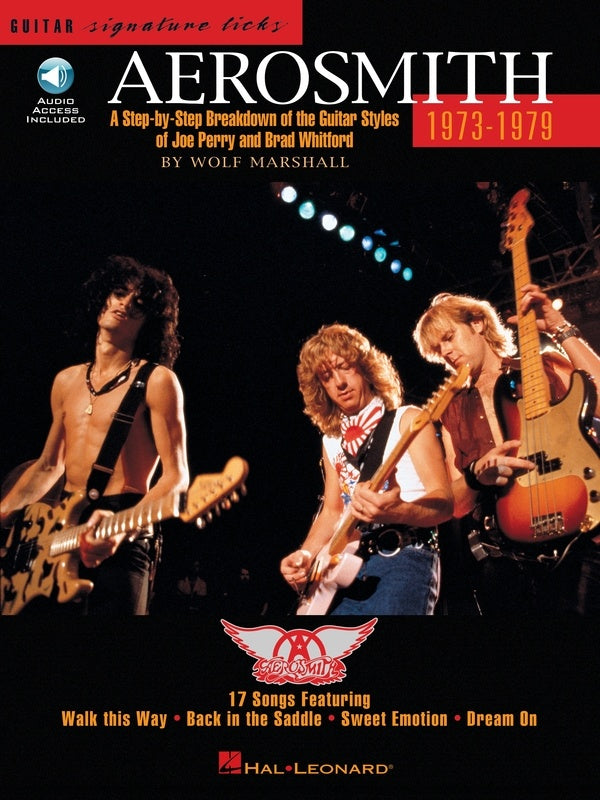 Aerosmith 1973-1979 Guitar Signature Licks Bk/Ola