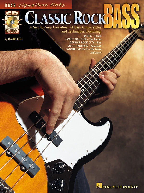 Classic Rock Bass Book/Cd
