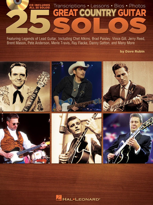 25 Great Country Guitar Solos - Music2u