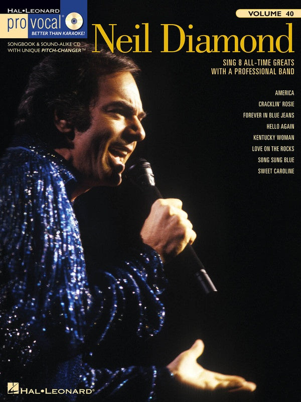 Neil Diamond - Pro Vocal Mens Edition Volume 40 Book/Cd