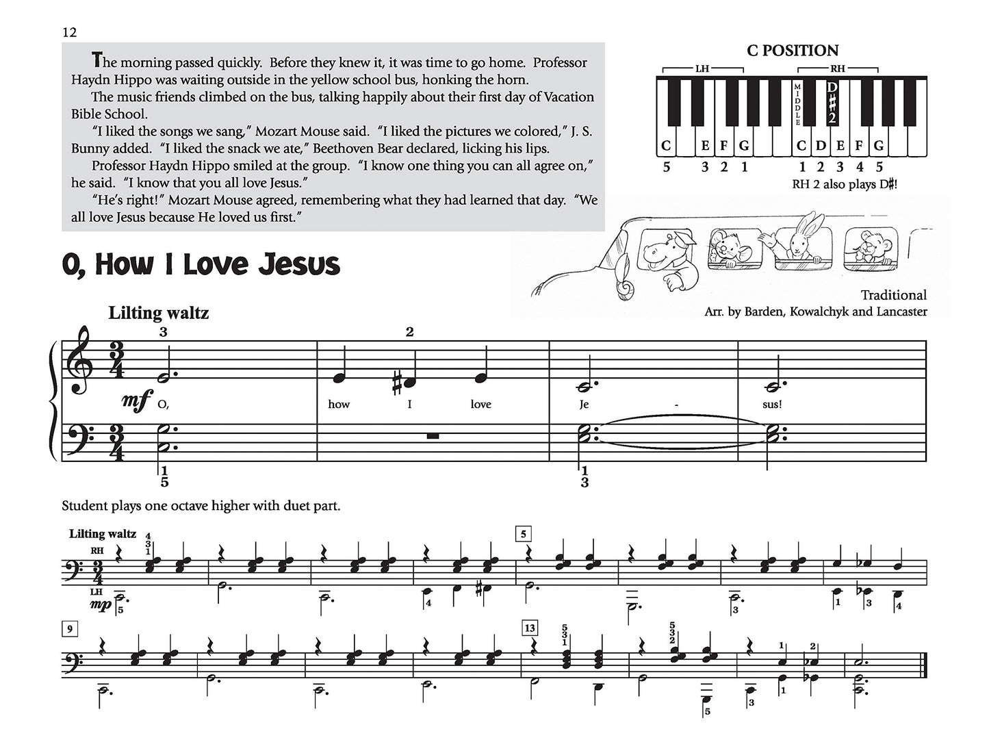 Alfred's Music For Little Mozarts - Go To Church Sacred Book 3 & 4