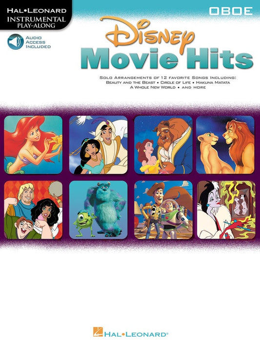 Disney Movie Hits For Oboe Play Along Book/Ola