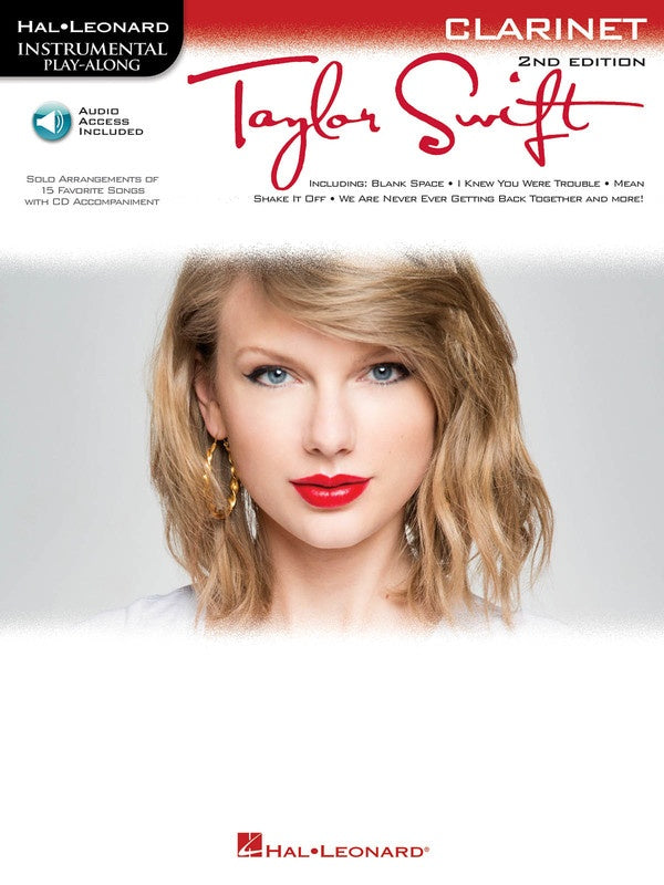 Taylor Swift - Clarinet Play Along Book/Ola (2nd Edition)
