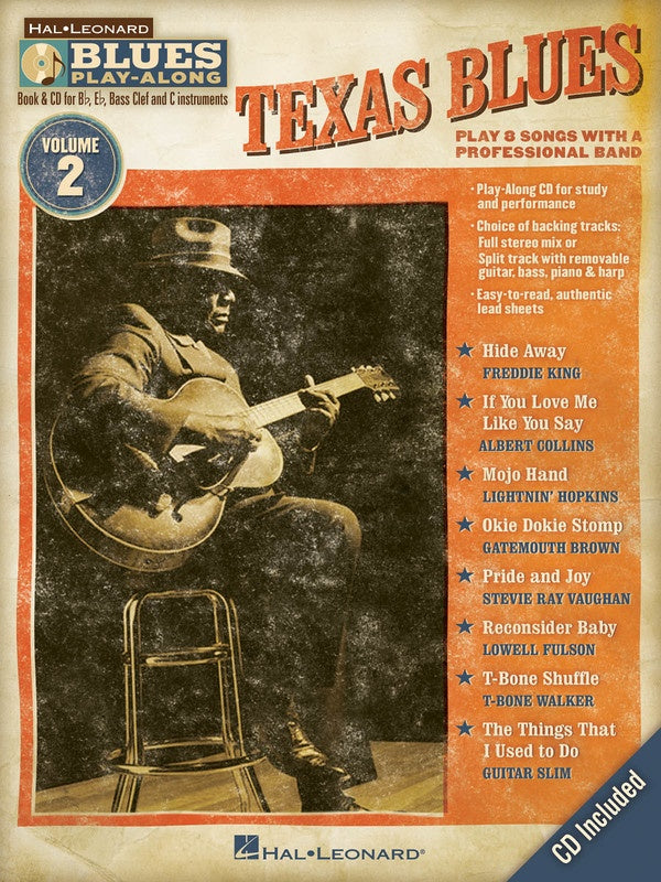Texas Blues Play Along V2 Bk/Cd