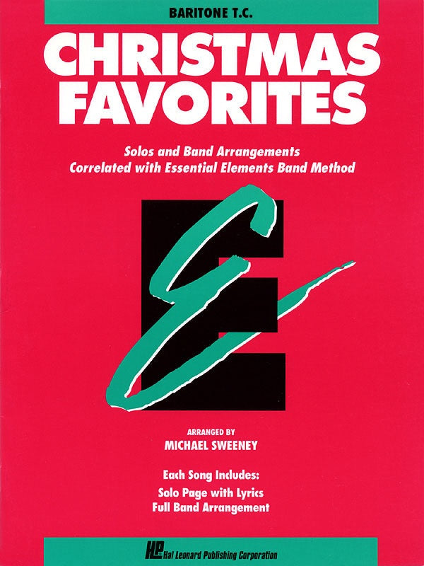 Essential Elements 圣诞曲集 - 上低音号(高音谱号)乐谱书