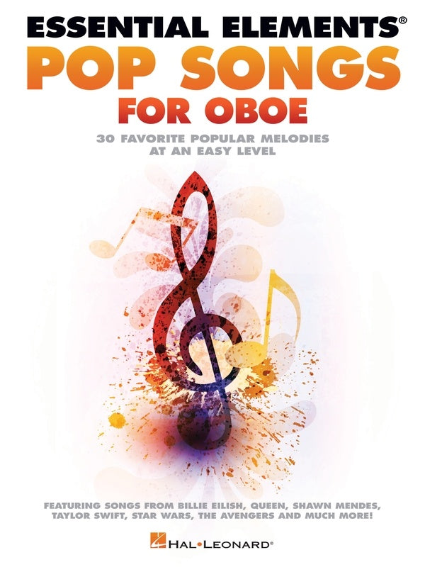 Essential Elements - Pop Songs For Oboe Book