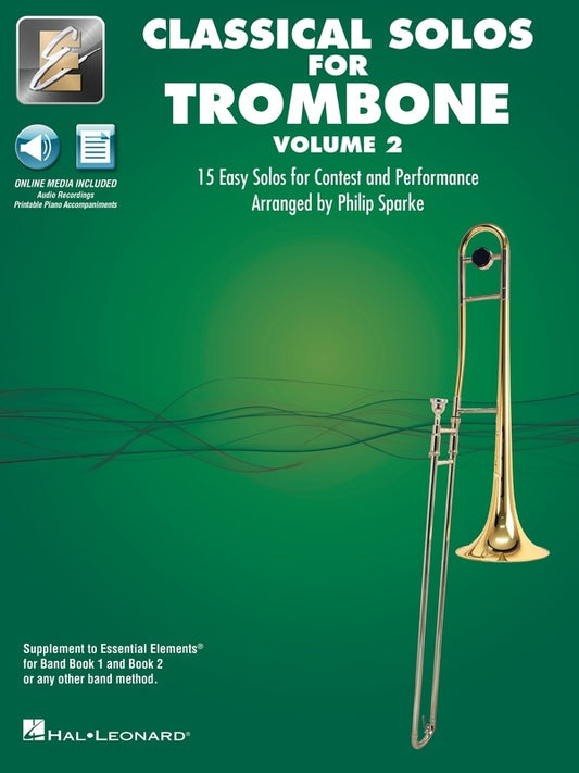 Classical Solos For Trombone Volume 2 Book/Olm