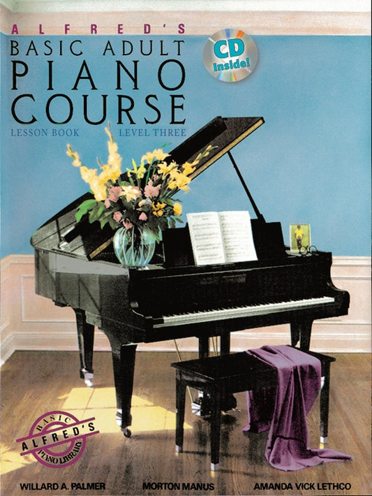 Alfred's Basic Adult Piano Course - Lesson Book 3 (Book and Cd)