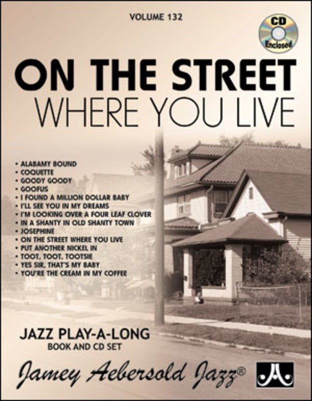 On The Street Where You Live Bk/Cd No 132