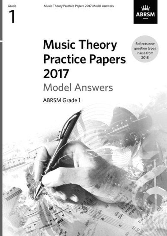 ABRSM Music Theory Practice Papers Answers 2017 Grade 1 Book
