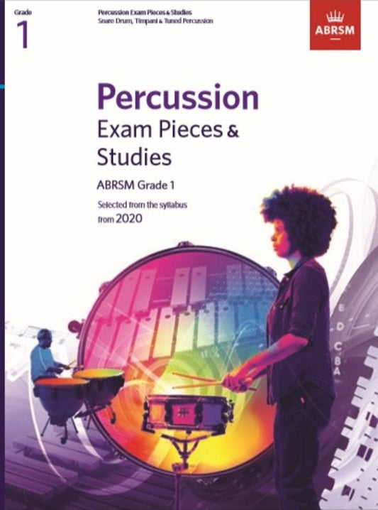 Percussion Exam Pieces & Studies Grade 1 - Music2u