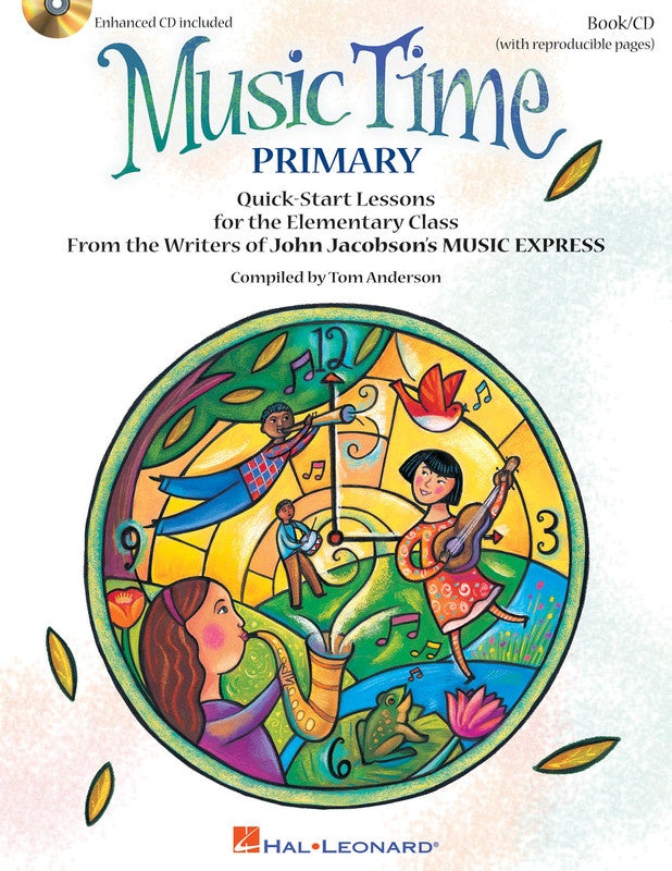 Music Time Primary Bk/Cdr Repro Gr K-3