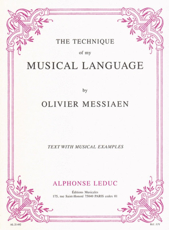 The Technique of my Musical Language - Music2u
