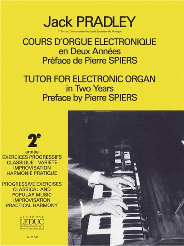 Tutor For Electronic Organ Volume 2