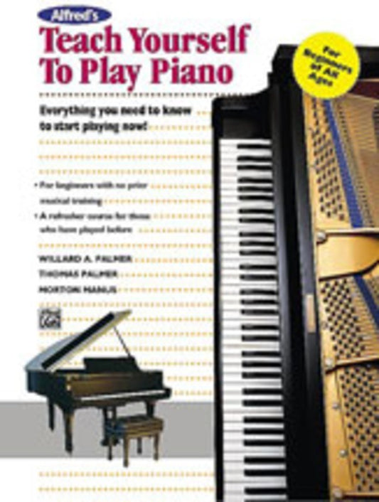 Alfreds Teach Yourself To Play Piano Bk/Cd