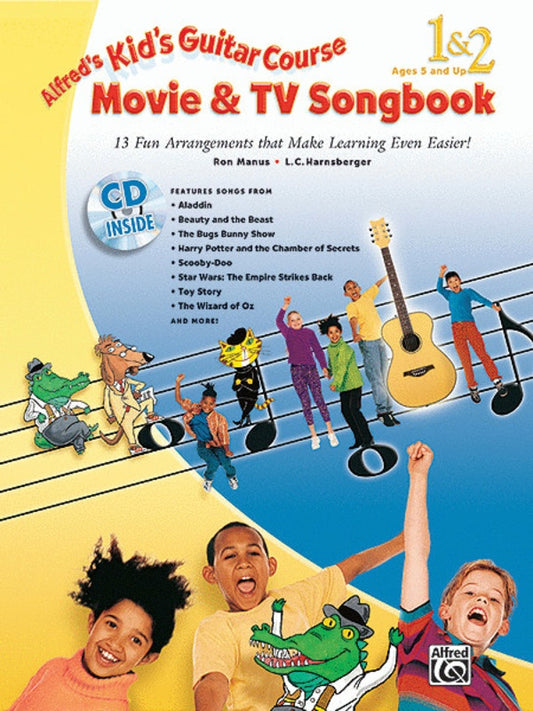 Alfred's Kid's Guitar Course Movie & TV Songbook 1 & 2 - Music2u