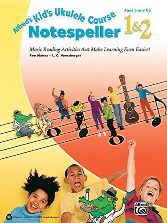 Alfred's Kid's Ukulele Course Notespeller 1 & 2 - Music2u