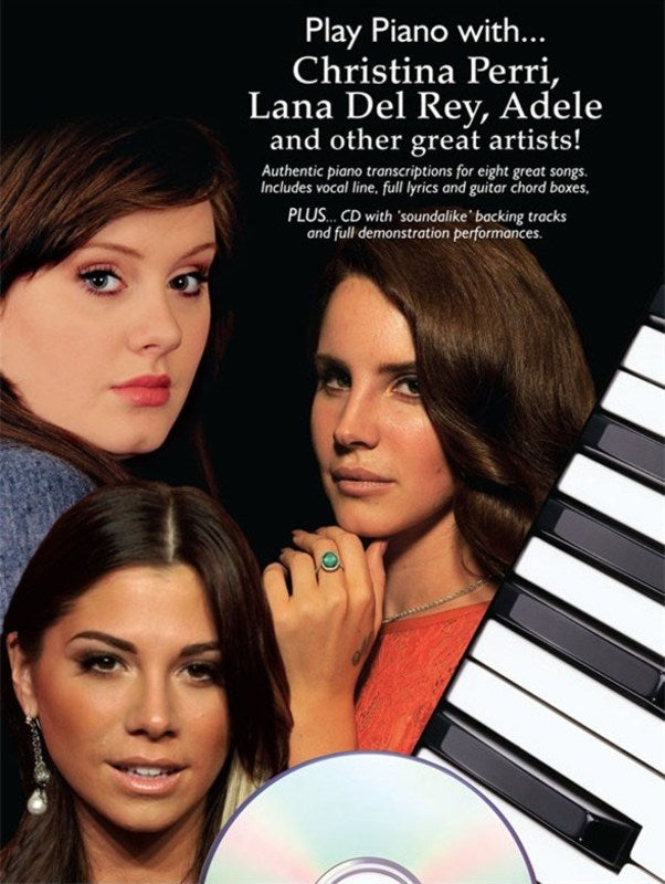 Play Piano With Christina Perri Adele Bk/Cd