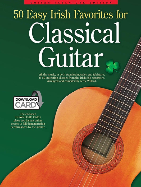 50 Easy Irish Favourites for Classical Guitar - Music2u