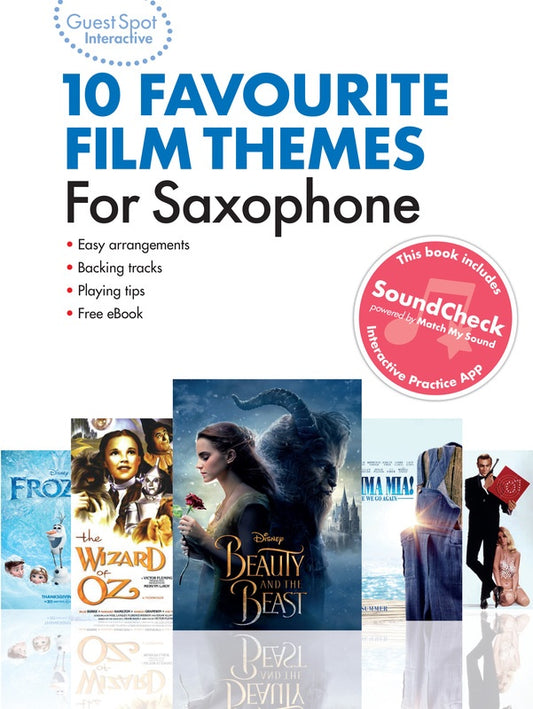 10 Favourite Film Themes For Saxophone Play Along Book/Ola