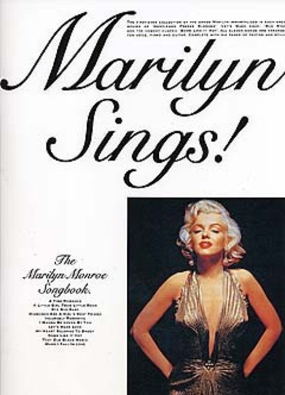 Marilyn Sings - Marilyn Monroe Songbook PVG