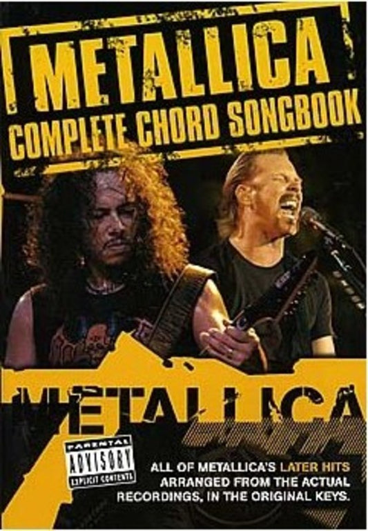 Metallica - Complete Chord Songbook The Later Years - Music2u