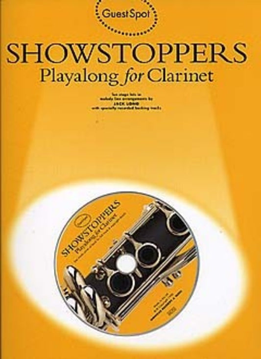 Guest Spot - Showstoppers Clarinet Play Along Book/Cd