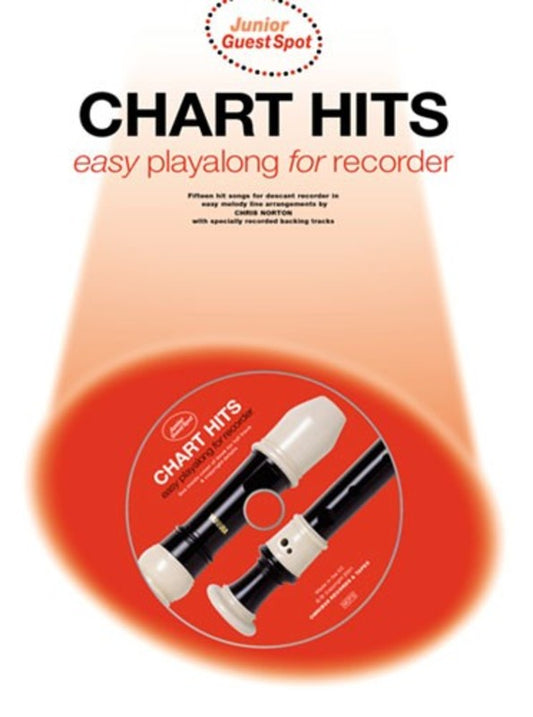 Junior Guest Spot - Chart Hits Recorder Play Along Book/Cd
