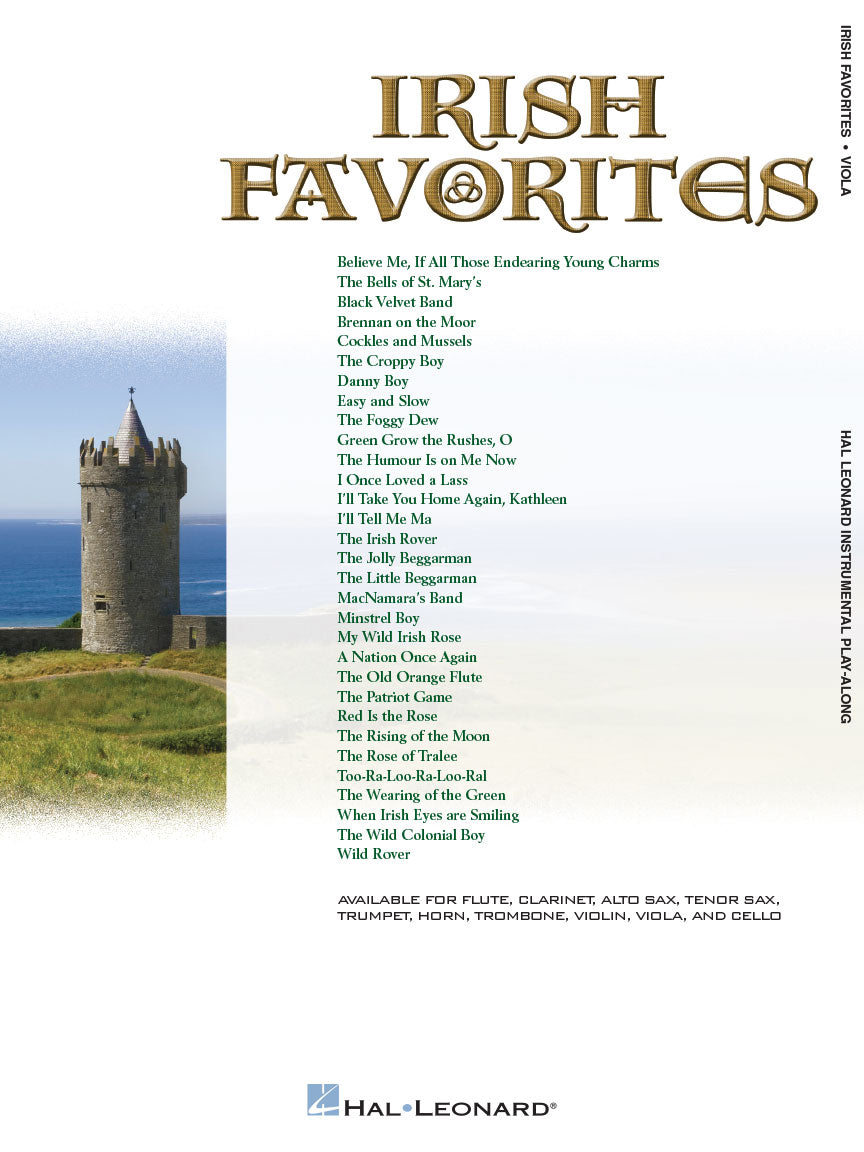 Irish Favorites For Viola Play Along Book/Ola