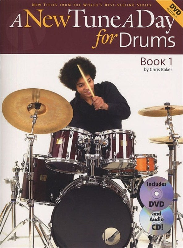 A New Tune A Day - Drums Book 1 (Book/Cd/Dvd)
