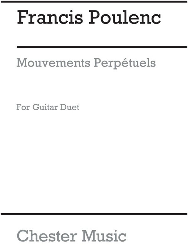 Poulenc Mouvements Perpetuels 2 Gtrs(Arc