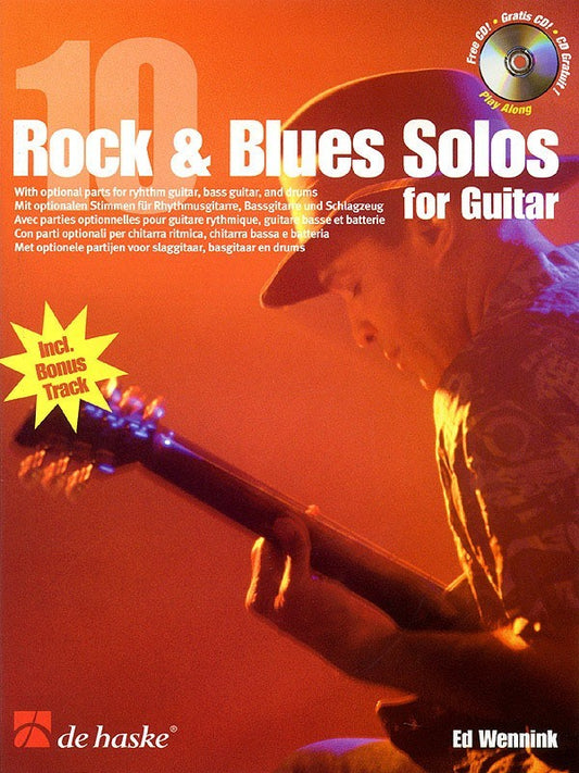 10 Rock & Blues Solos for Guitar - Music2u