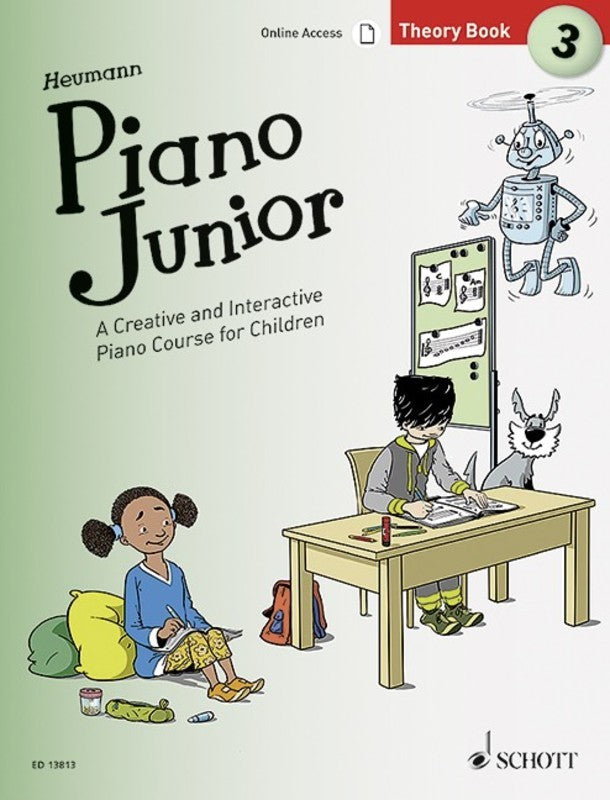 Piano Junior Theory Bk 3 Bk/Ola
