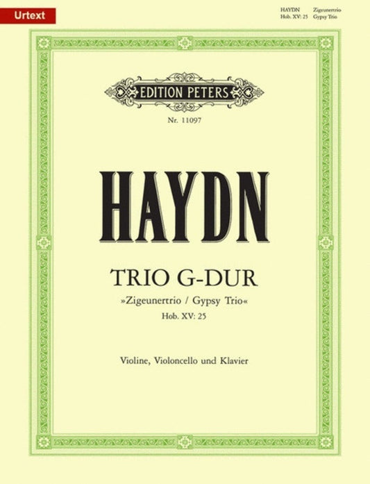Haydn - Piano Trio Hob 15 No 25 G Gypsy Rondo