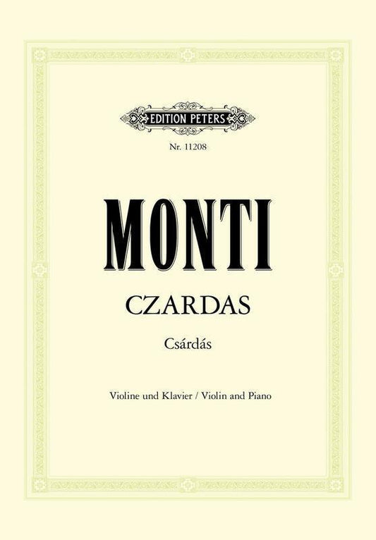 Monti - Czardas Violin/Piano