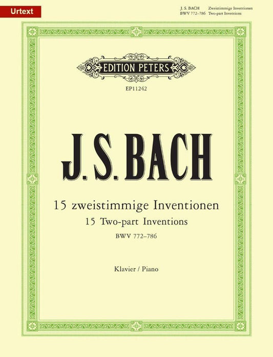 Bach - 15 Two Part Inventions Bwv 772-786