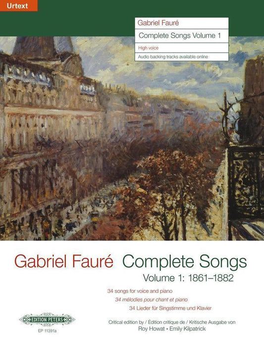 Faure - Complete Songs Vol 1 1862-1882 High Voice
