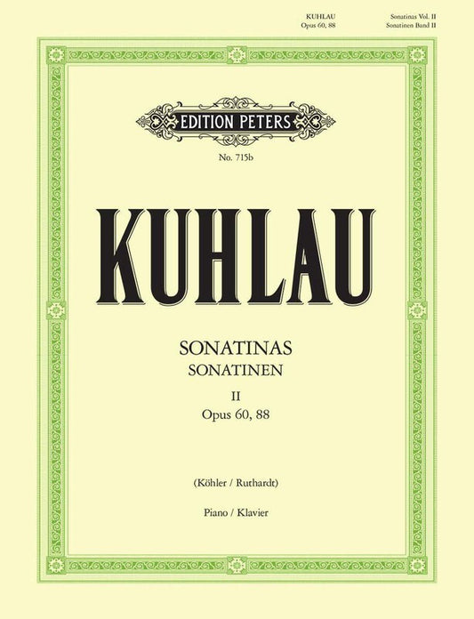 Kuhlau - Sonatinas Vol 2 Op 60 88