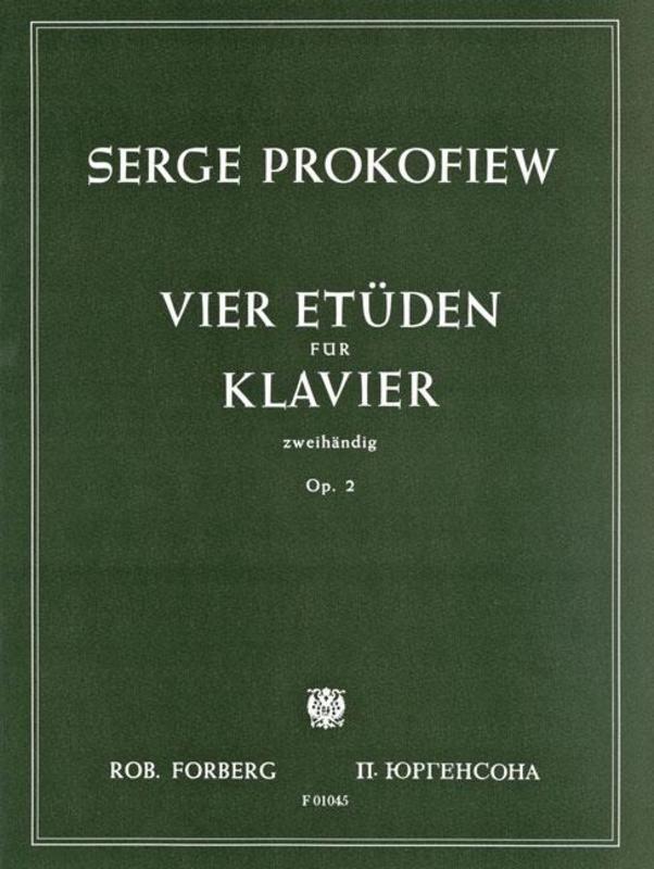 Prokofieff - 4 Etudes Op 2 Piano