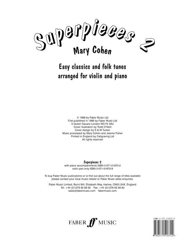 Superpieces: (Violin Part): Bk. 1 : Cohen, Mary