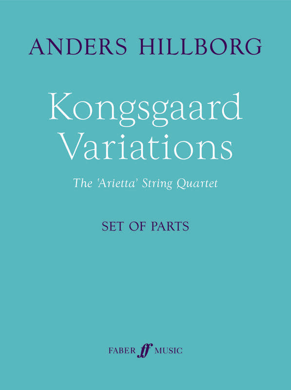Kongsgaard Variations String Quartet Parts