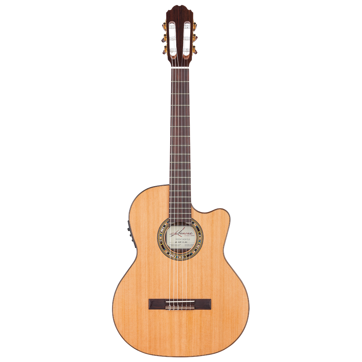 Kremona F65CW-TL Fiesta Thin Line C/E Classical Guitar with Case