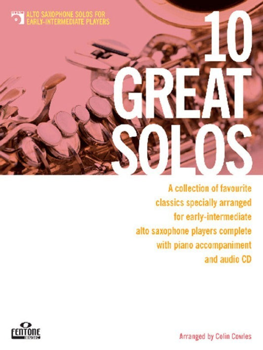 10 Great Solos Alto Sax Early Intermediate Bk/Cd
