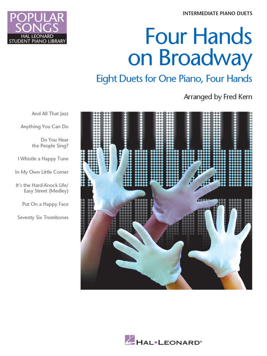HLSPL Popular Songs- Four Hands on Broadway Piano Book