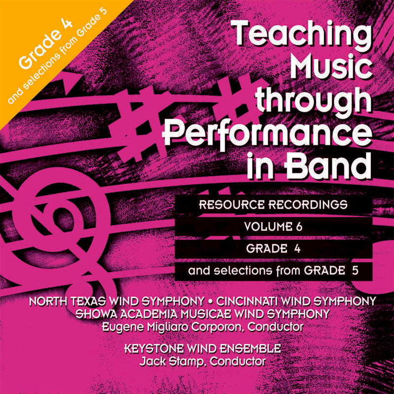 Teaching Music Through Perf Band Cd V6 Gr 4 & 5
