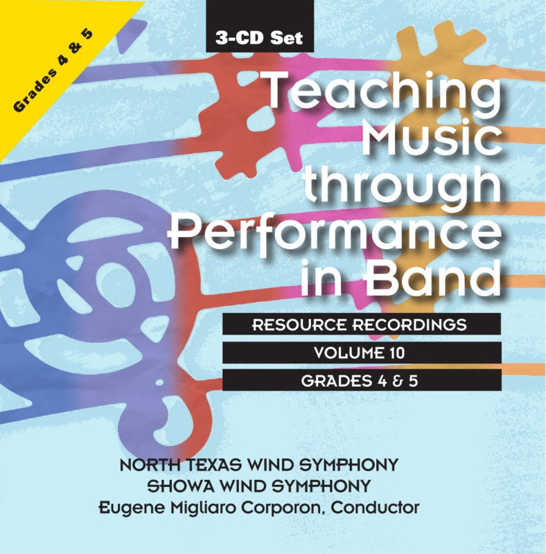 Teaching Music Through Perf Band Cd V10 Gr 4 & 5