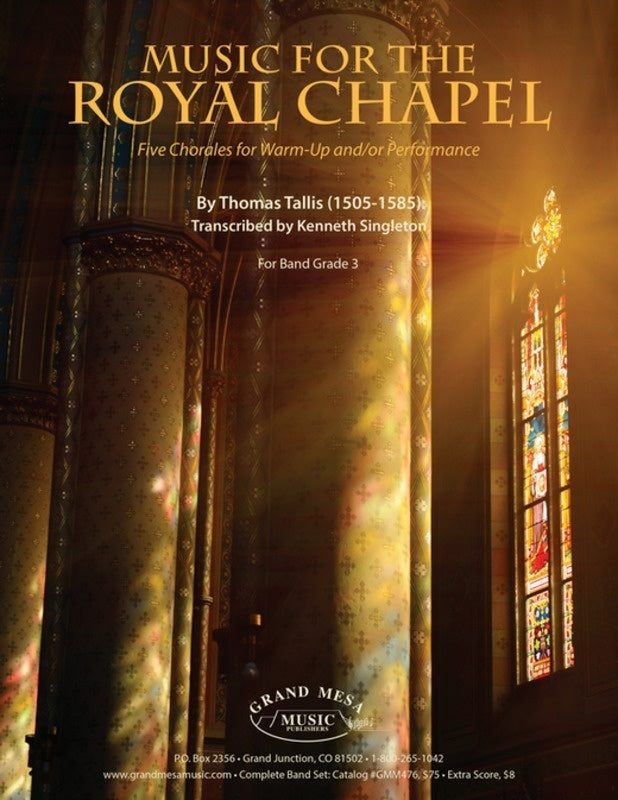 Music For The Royal Chapel Cb3 Sc/Pts