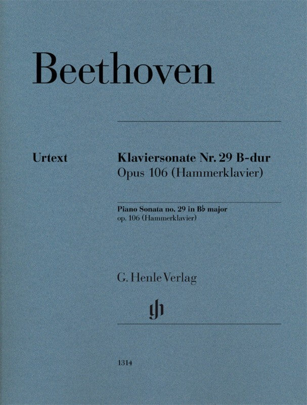 Beethoven - Sonata No 29 B Flat Op 106 Piano