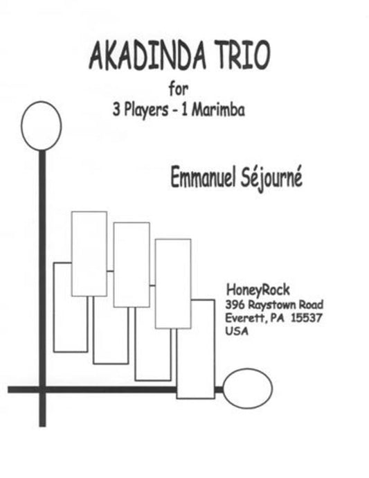 Akadinda Trio (3 Players 1 Marimba) Book